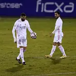 Benzema y Hazard, en el Alcoyano-Real Madrid
