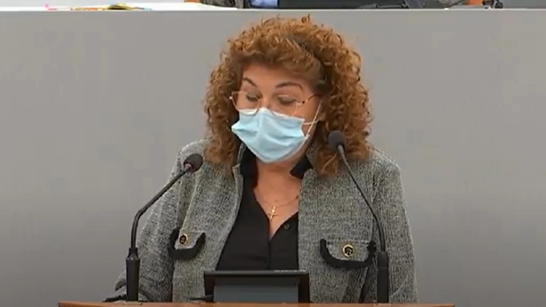 La diputada de Vox en la Asamblea de Murcia, Mabel Campuzano