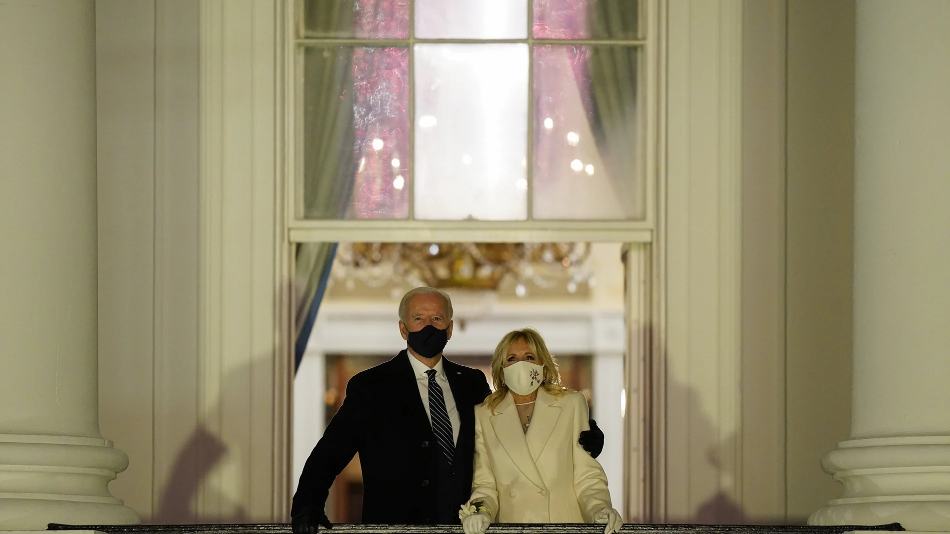 Biden y su esposa, en la Casa Blanca