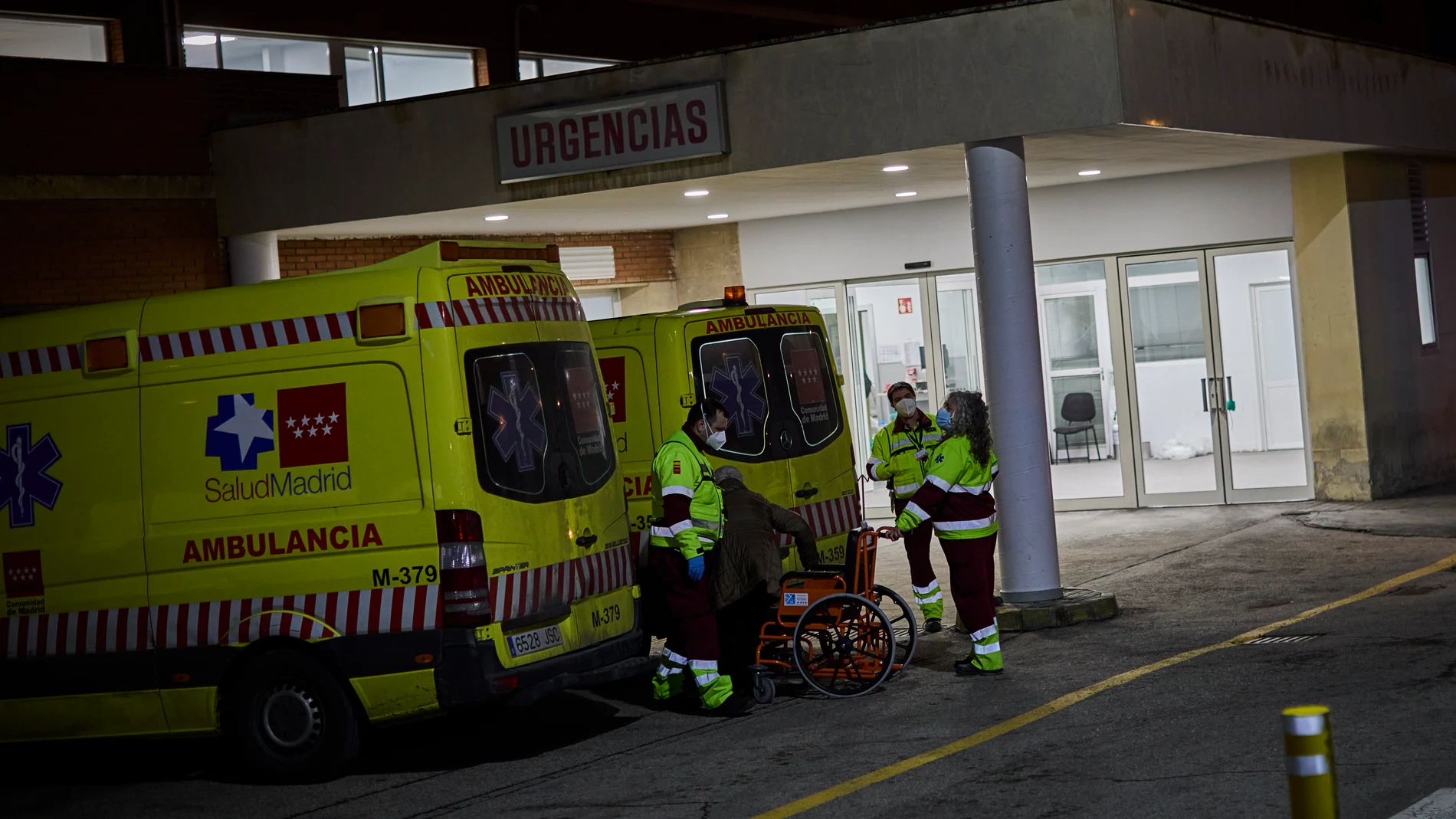 Urgencias del hospital madrileño Doce de Octubre en la tarde del viernes