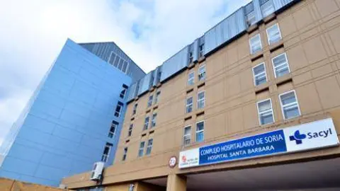 Fachada del Hospital de Soria