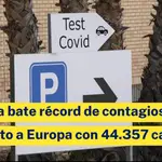 España bate récord de contagios con respecto a Europa