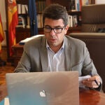 El presidente provincial del PP de Alicante, Carlos Mazón