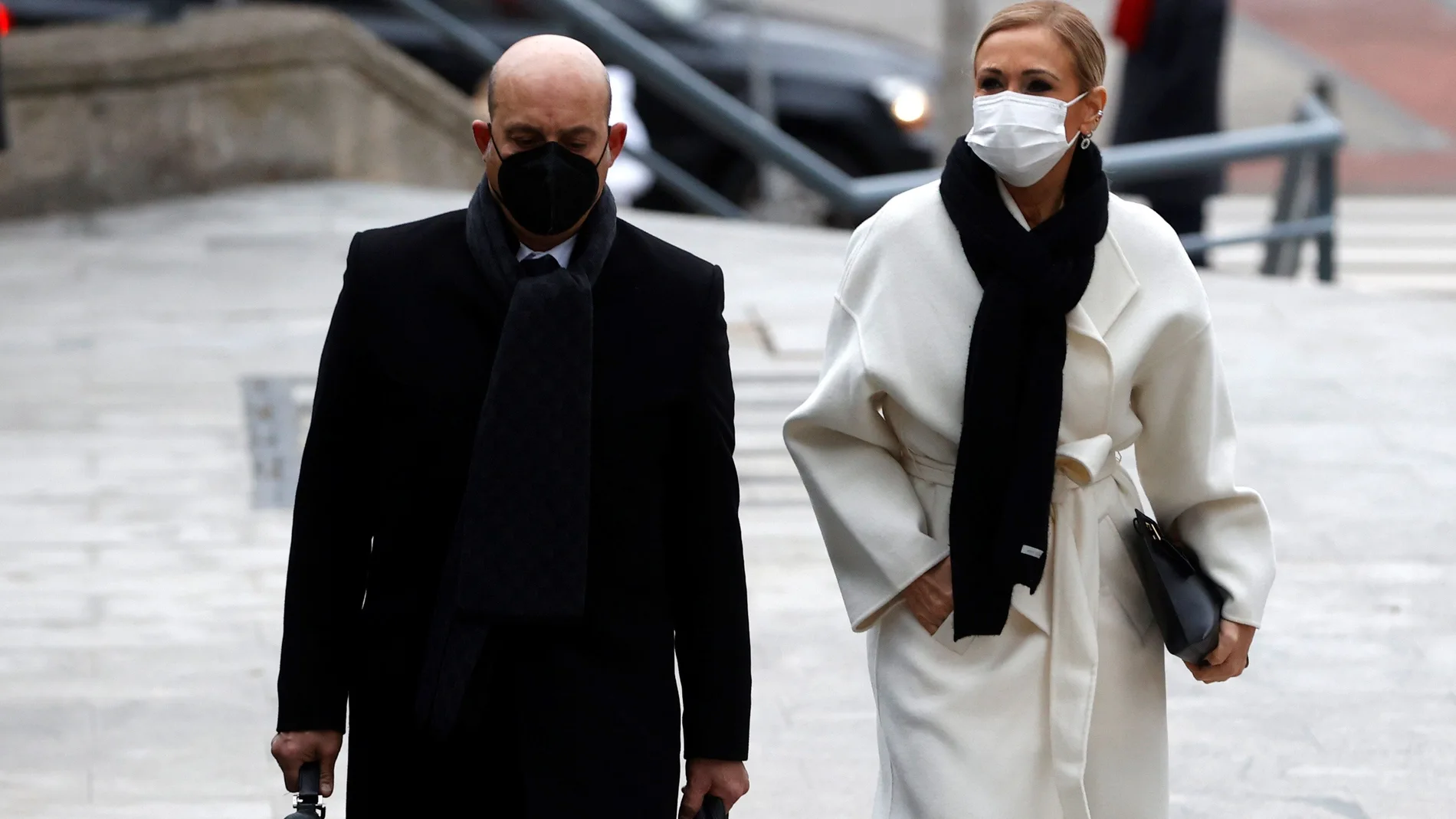 La expresidenta de la Comunidad de Madrid Cristina Cifuentes a su llegada a la Audiencia de Madrid