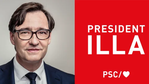 Cartel electoral del PSC para los comicios catalanes