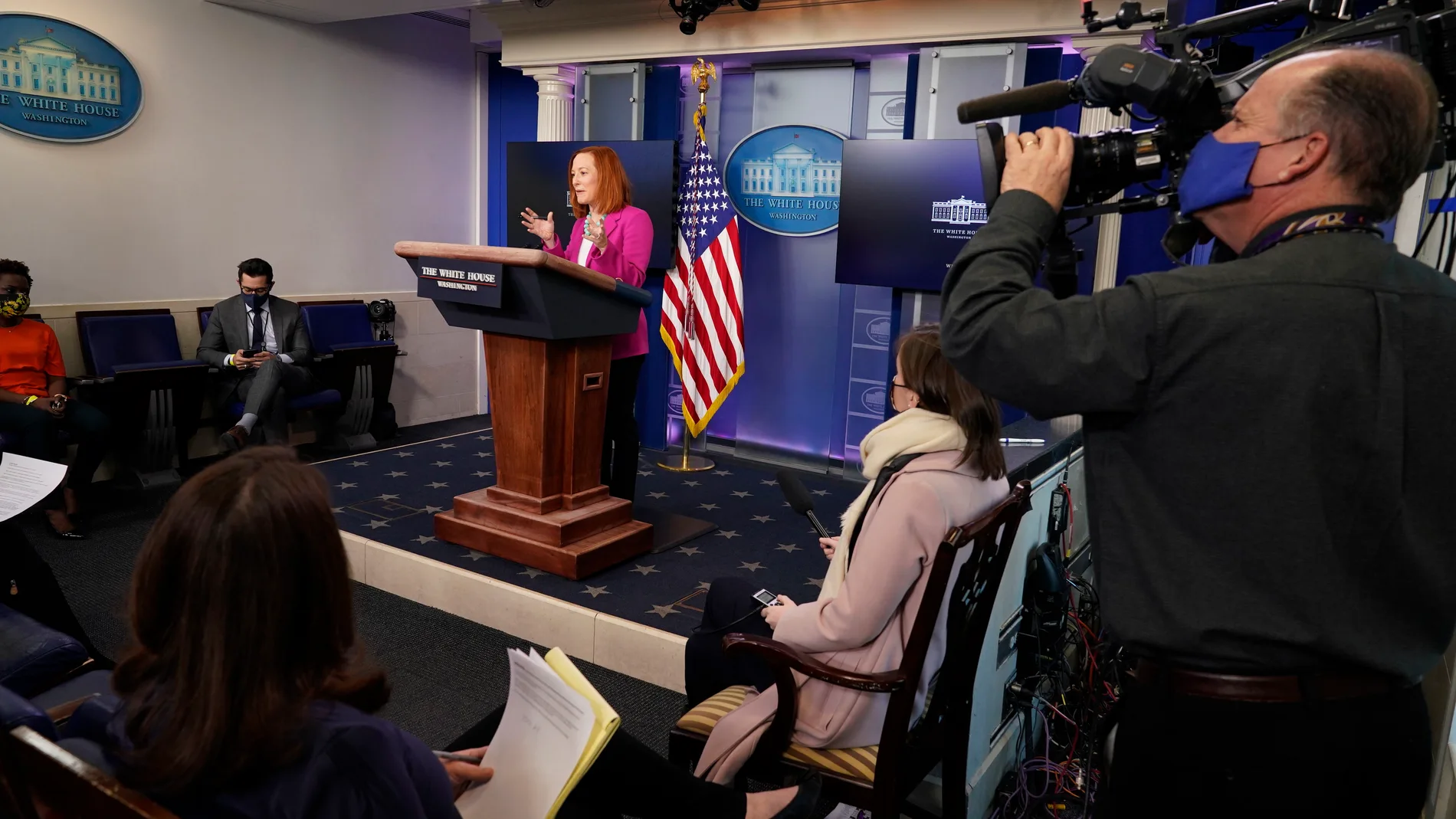 La portavoz de la Presidencia, Jen Psaki