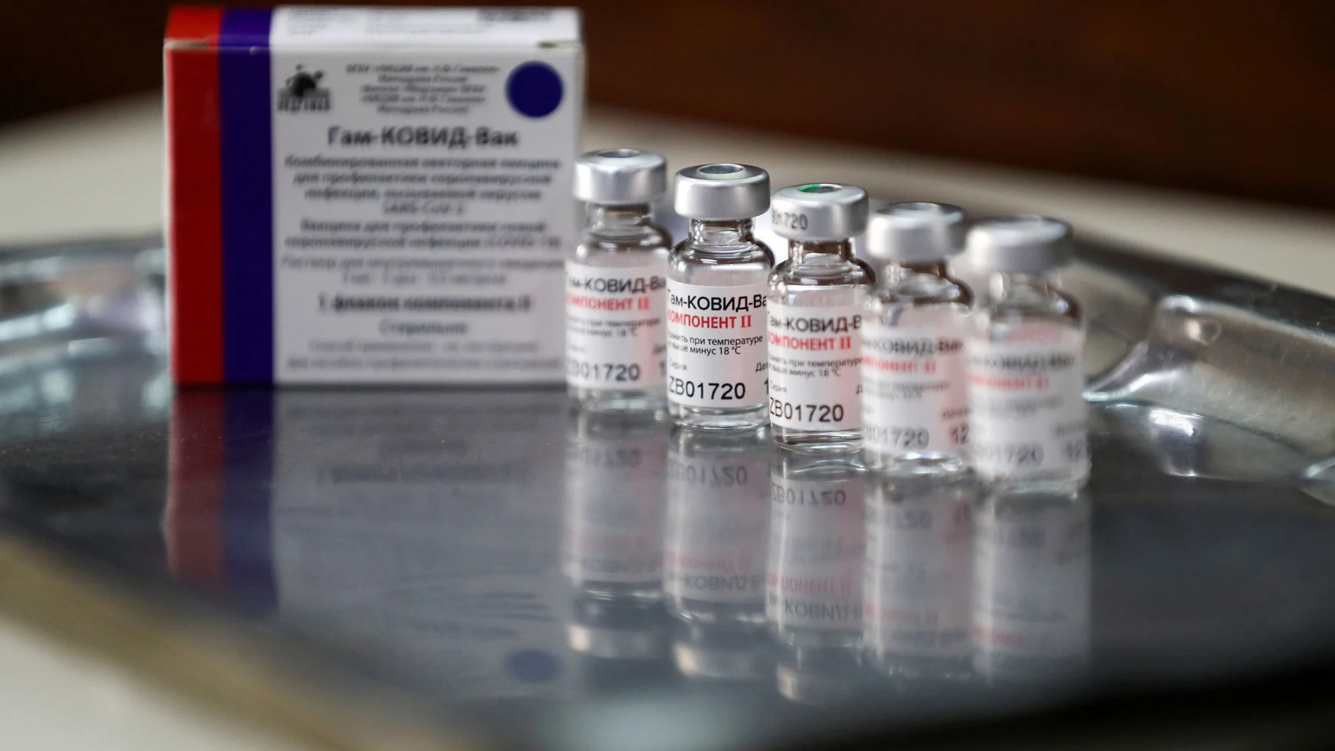 FILE PHOTO: Empty vials of the second dose of the Sputnik V (Gam-COVID-Vac) vaccine are pictured at the San Martin hospital, in La Plata, on the outskirts of Buenos Aires, Argentina January 21, 2021. REUTERS/Agustin Marcarian/File Photo