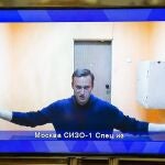 Navalni participó en la vista por videoconferencia