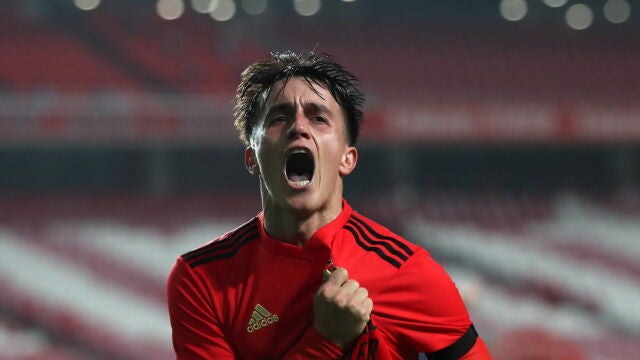 Franco Cervi con el Benfica.