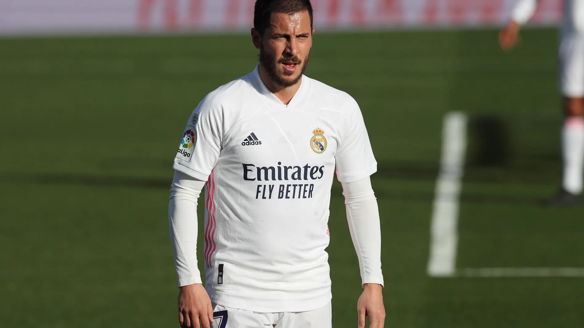 Eden Hazard, en el partido que el Real Madrid perdió contra el Levante.