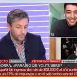  El cara a cara entre Javier Ruiz y un «streamer» desde Andorra: «Estás siendo muy demagogo»