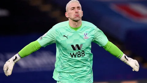 Vicente Guaita con el Crystal Palace.