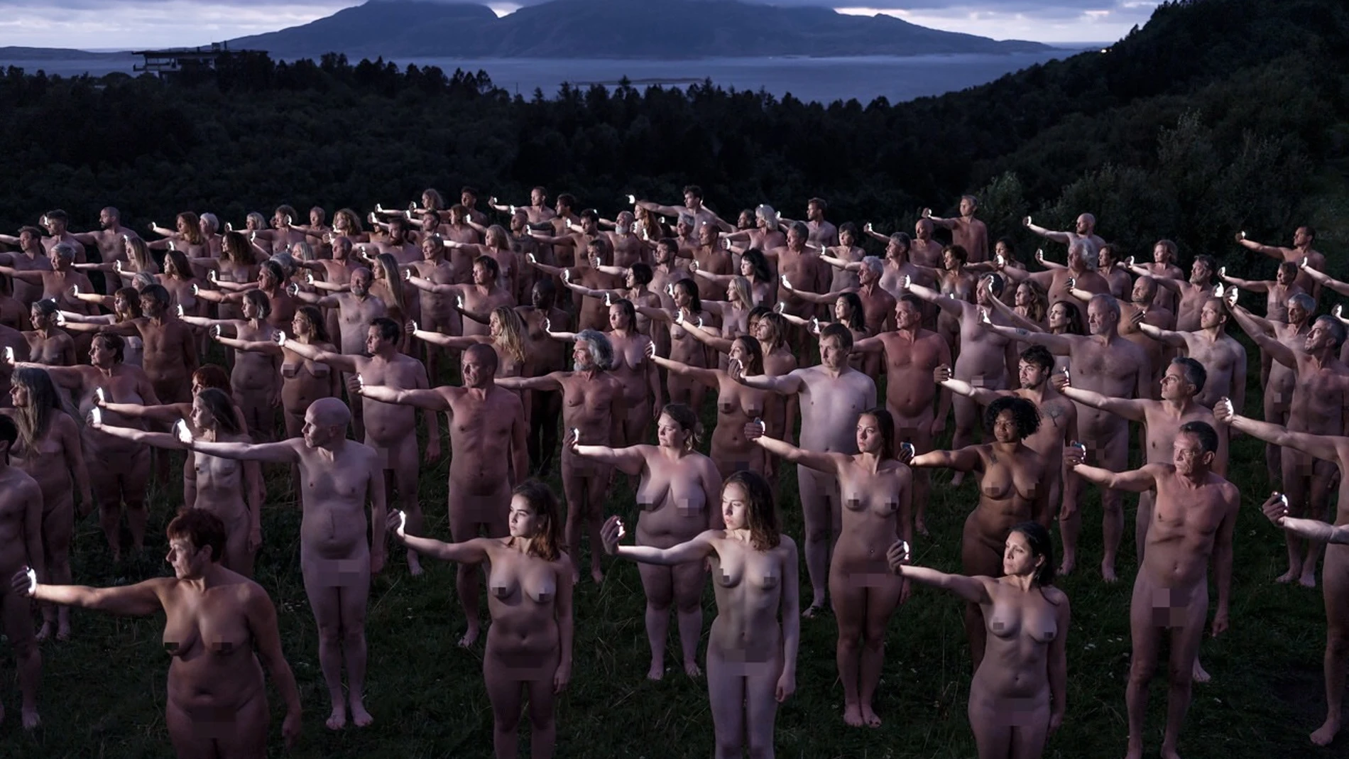 Obra de Spencer Tunick