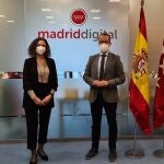 Martínez Gilabert mantuvo una reunión con su homóloga de la Comunidad de Madrid, Elena Liria