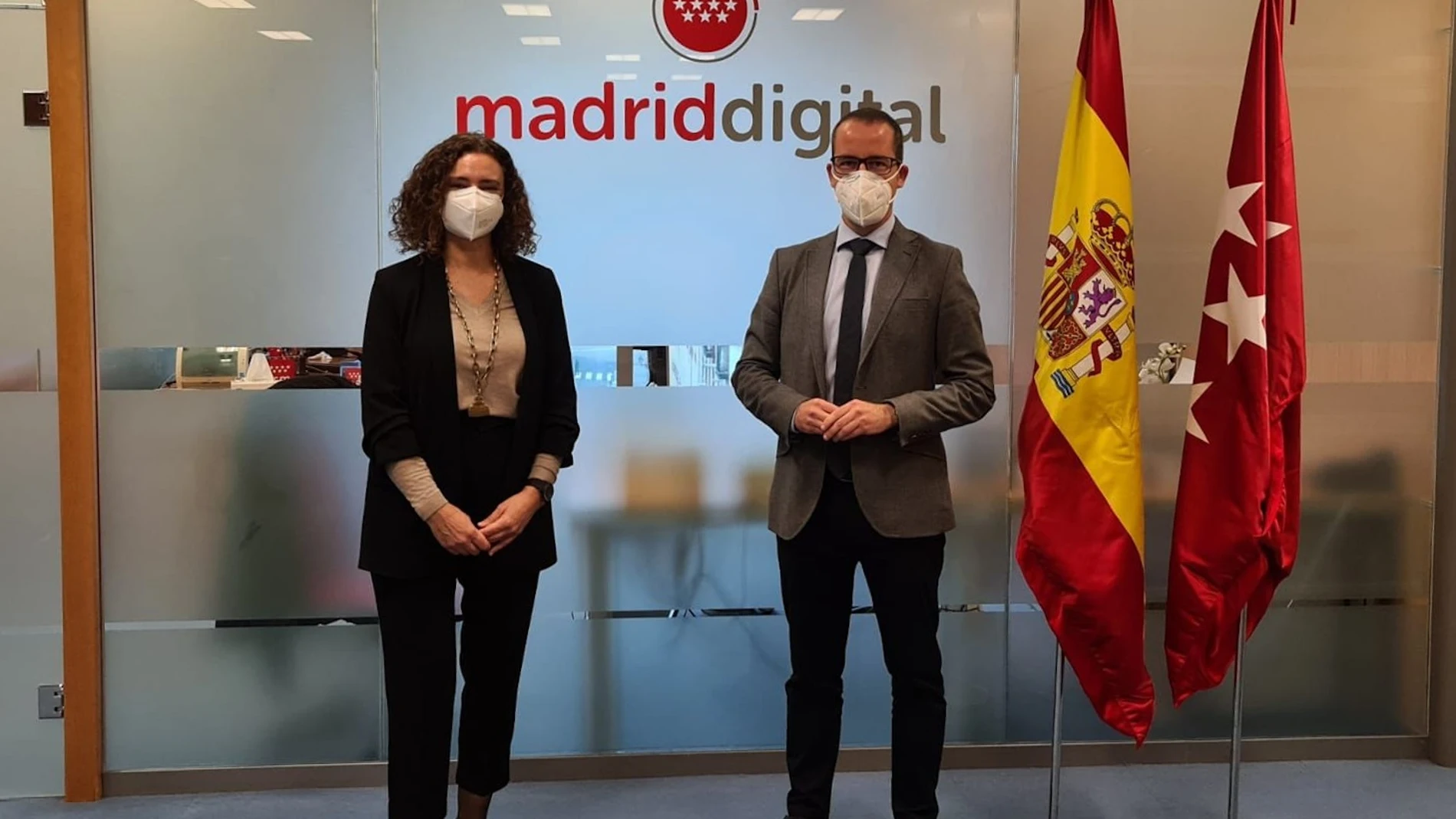 Martínez Gilabert mantuvo una reunión con su homóloga de la Comunidad de Madrid, Elena Liria