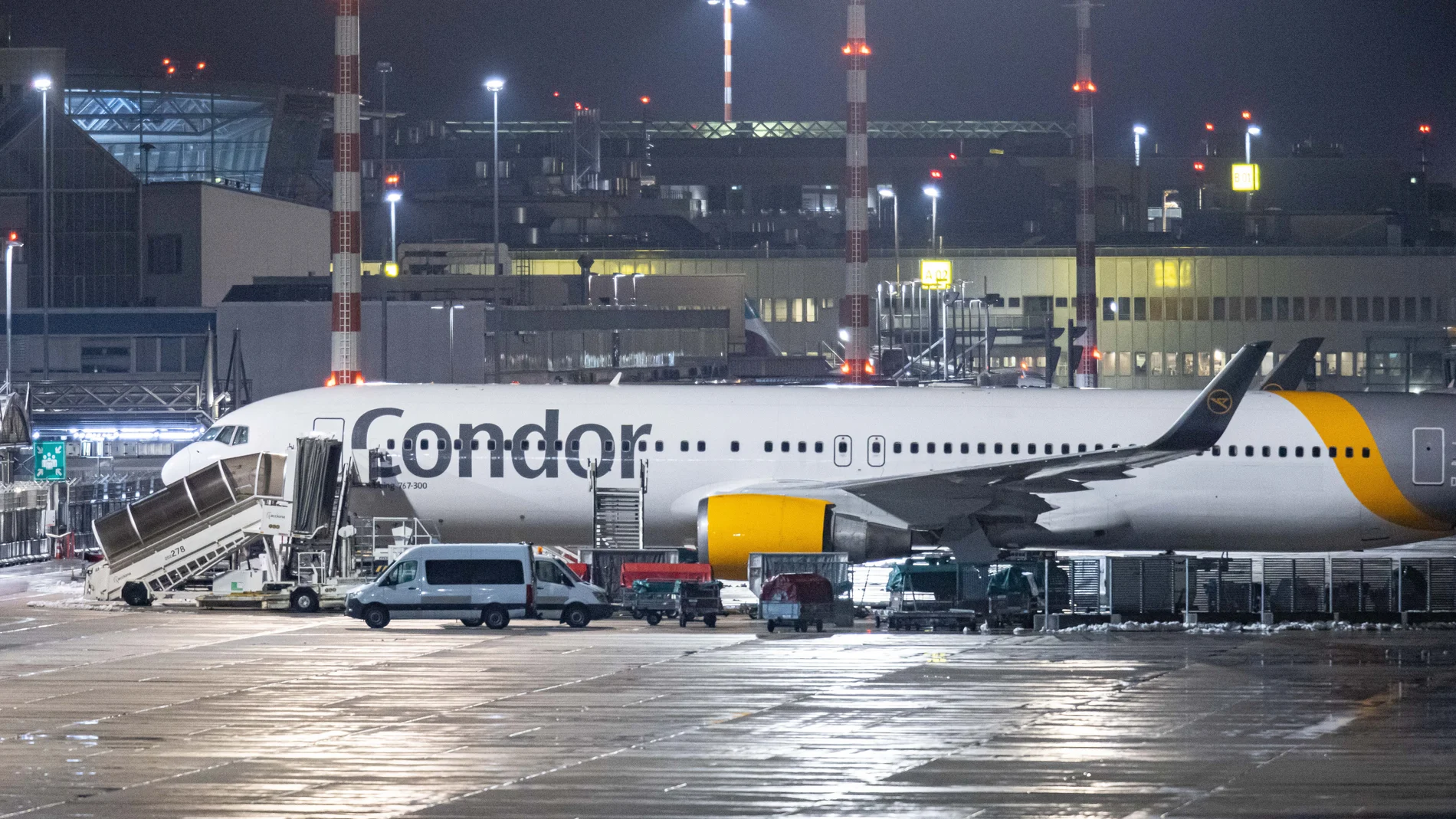 Un avión de la compañía Condor en Alemania en una foto de recurso