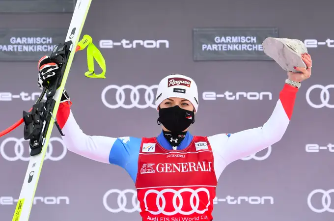 Lara Gut, reina del esquí en Garmisch