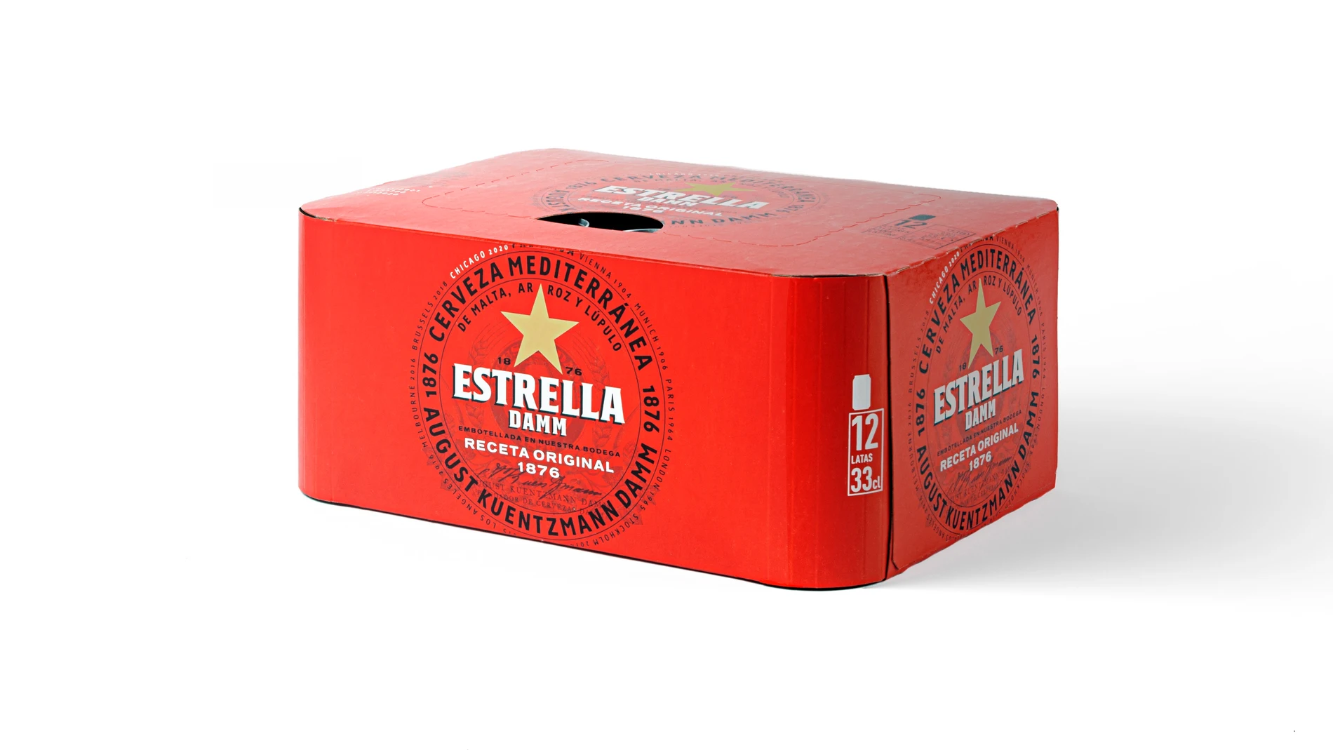 Nuevo embalaje de cartón de Estrella Damm