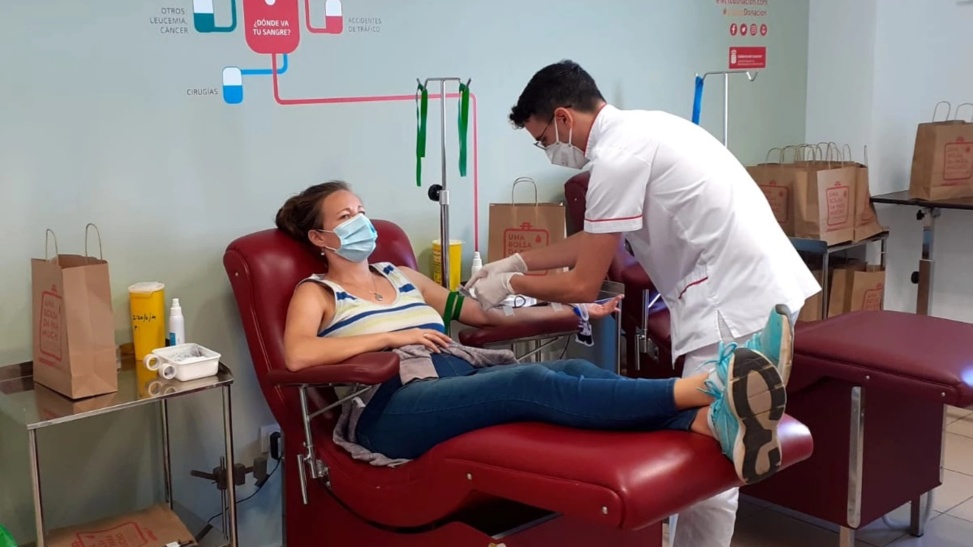 Punto fijo de donación de sangre