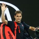 Roger Federer se despide la Rod Laver Arena tras perder con Djokovic en las semifinales del Abierto de Australia. Era el 30 de enero de 2020, su último partido
