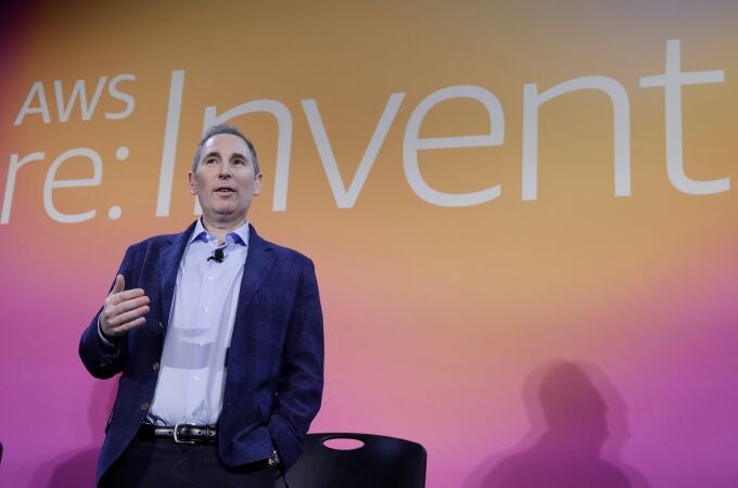 Andy Jassy, CEO de Amazon Web Service, enu un acto en Las Vegas en 2019