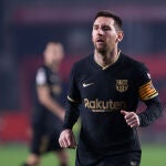 Lionel Messi of Barcelona during the Copa del Rey Quarter-Final match between Granada FC and FC Barcelona at Nuevos los Carmenes Stadium on February 03, 2021 in Granada, Spain.AFP7 03/02/2021 ONLY FOR USE IN SPAIN