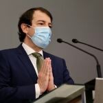 El presidente Alfonso Fernández Mañueco presenta la alegación al Tribunal Supremo sobre el toque de queda
