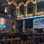 Interior de la Bolsa de Madrid