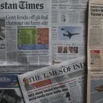 Periódicos indios recogen el apoyo de famosos a la protesta campesina