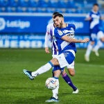 Luis Rioja con el Deportivo Alavés.