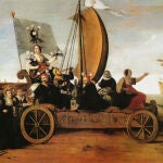 En "El Vagón de los locos de la flora" Hendrik Gerrits Pot reflejó la fiebre por los tulipanes