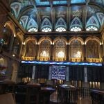 Vista del interior de la Bolsa de Madrid