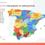 Los pueblos más populares en cada provincia, según Musement.