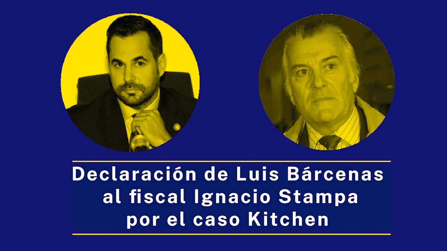 El fiscal Ignacio Stampa interroga a Luis Bárcenas en "Kitchen"