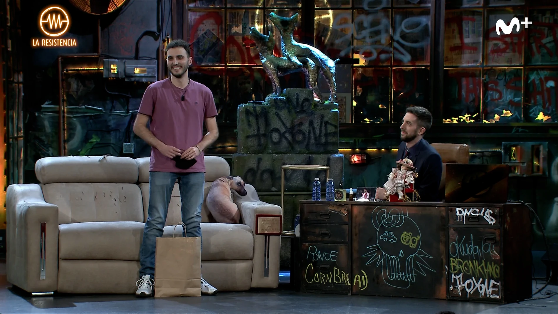 Imagen del programa de anoche de 'La Resistencia'