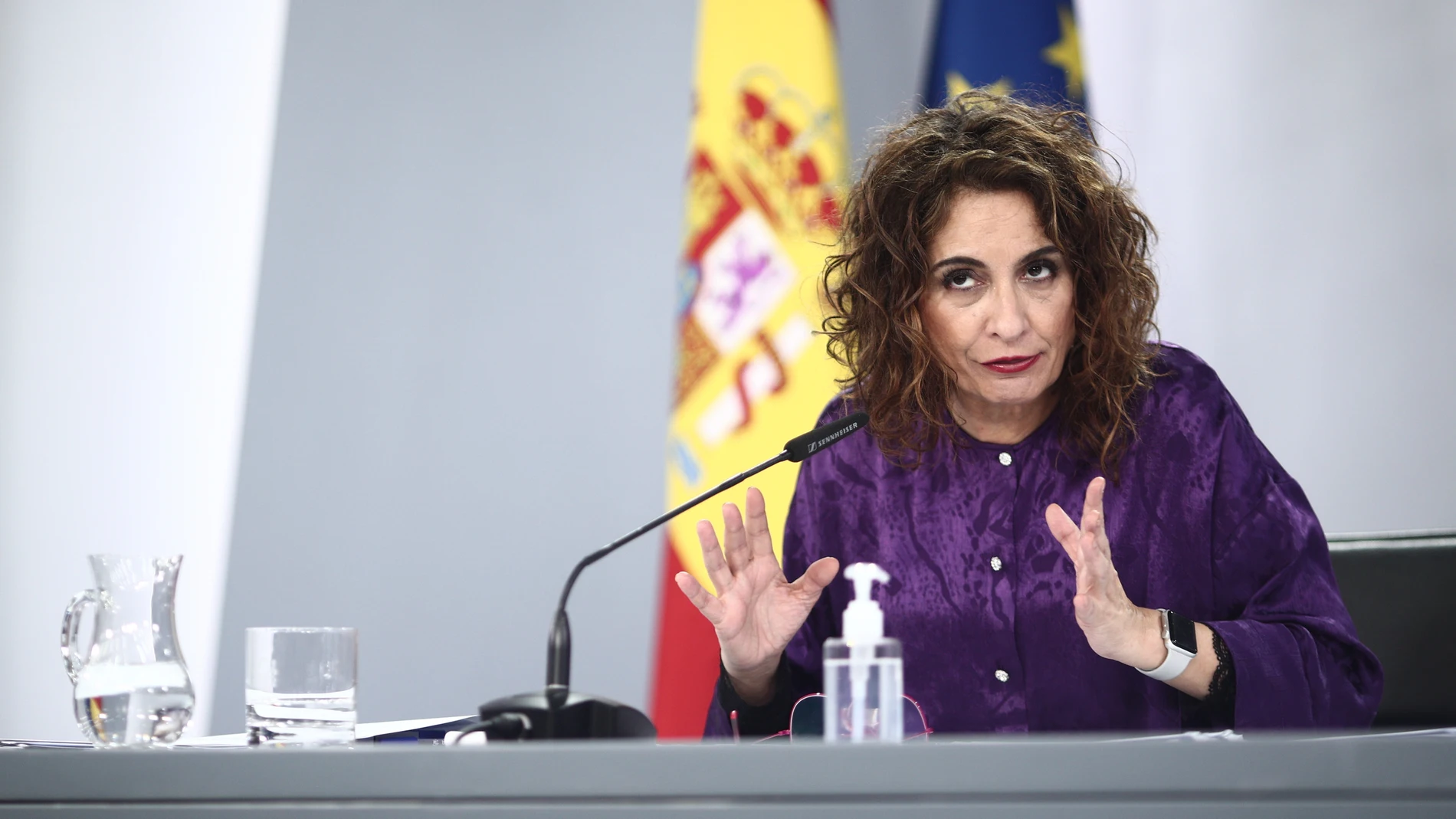 La ministra portavoz y de Hacienda, María Jesús Montero