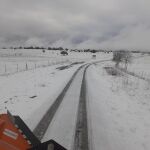 Últimas nevadas en las carreteras provinciales de Segovia