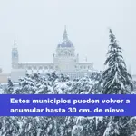 Nieve en Madrid: Catedral de la Almudena durante la gran nevada provocada por la borrasca ‘Filomena’