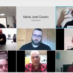 Hosteleros durante una reunión con el secretario autonómico de Turismo, Francesc Colomer