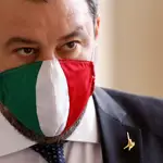 El líder de la Liga, Matteo Salvini, ha brindado su apoyo al Gobierno de unidad de Mario Draghi