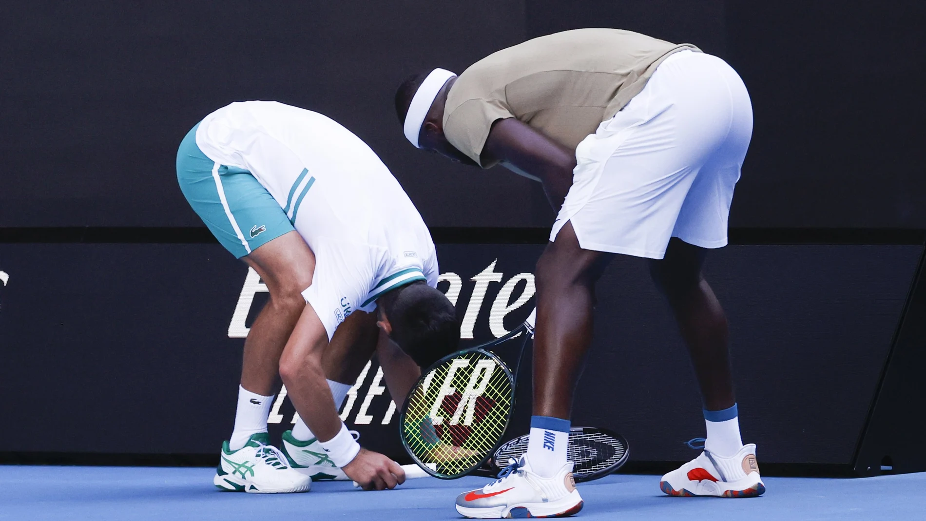 Novak Djokovic y Frances Tiafoe