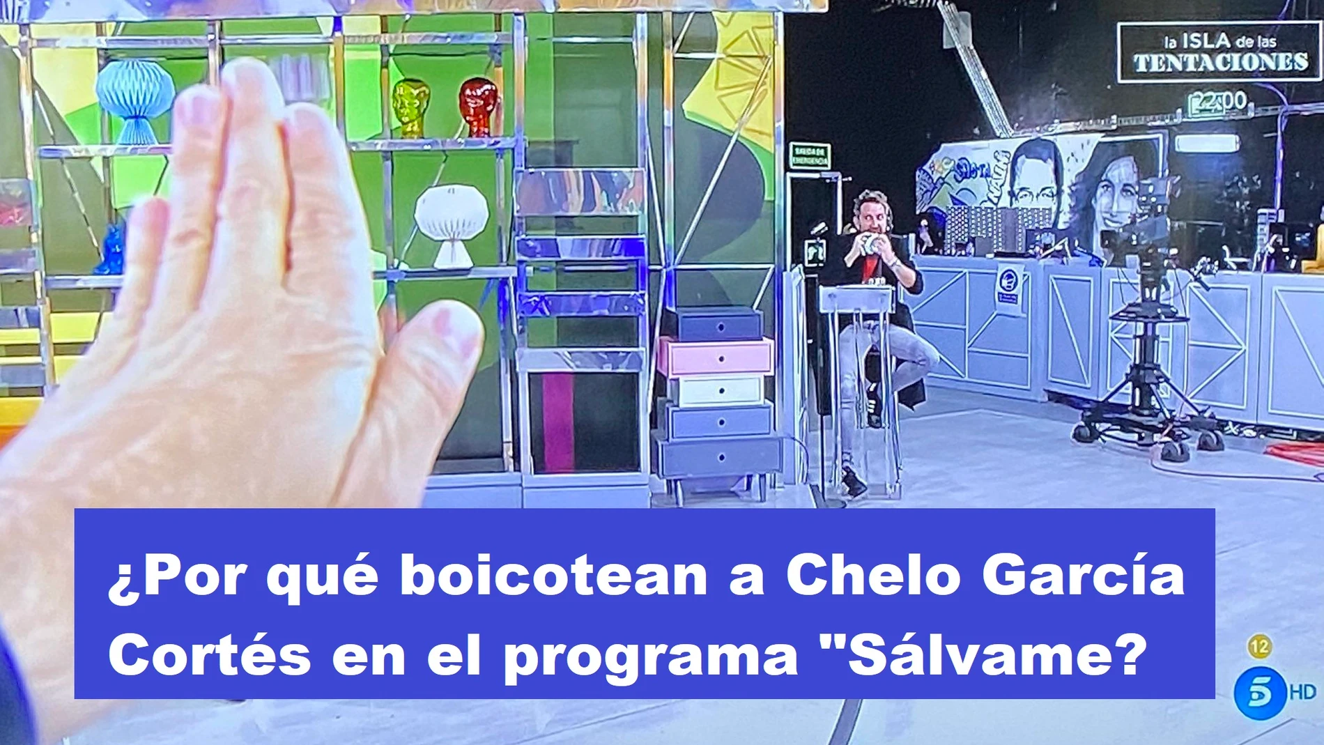 El programa "Sálvame", de Telecinco, boicotea a Chelo García Cortés, una de sus tertulianas