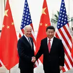 Joe Biden y Xi Jinping en un encuentro en 2013