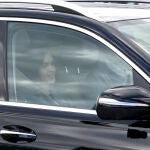 Sara Carbonero e Iker Casillas abandonan la Clínica Navarra, en Madrid (España), a 12 de febrero de 2021.