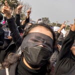 Marcha de mujeres contra el aumento de la violación y casos de asesinato y violencia doméstica contra mujeres en Nepal en Katmandú, el viernes pasado