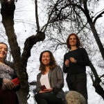 Elena Frontiñan, Diana Franganillo y Sara Azcona, ganadoras del primer Hackathon Reactiva Las Rozas.