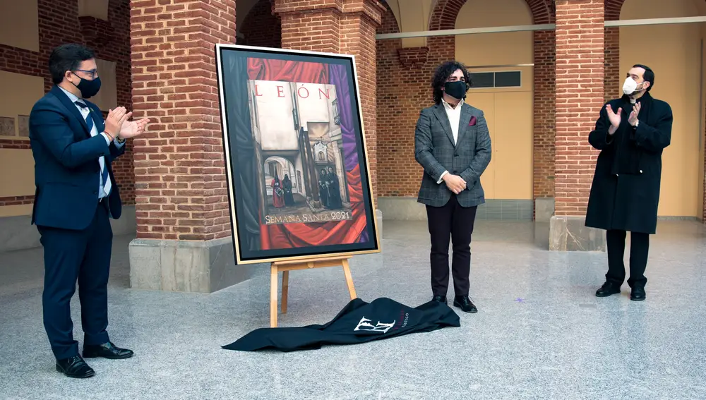 La Junta Mayor de Cofradías y Hermandades de la Semana Santa de León presenta el cartel oficial de la Semana Santa de 2021