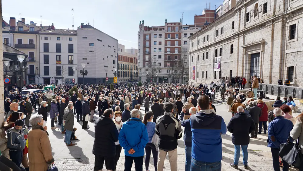 Bajo el eslogan “Respeta Mi Fe”, la Asociación de Abogados Cristianos convoca una concentración en protesta por la limitación de aforo de 25 personas en celebraciones religiosas impuesta por la Junta de Castilla y León