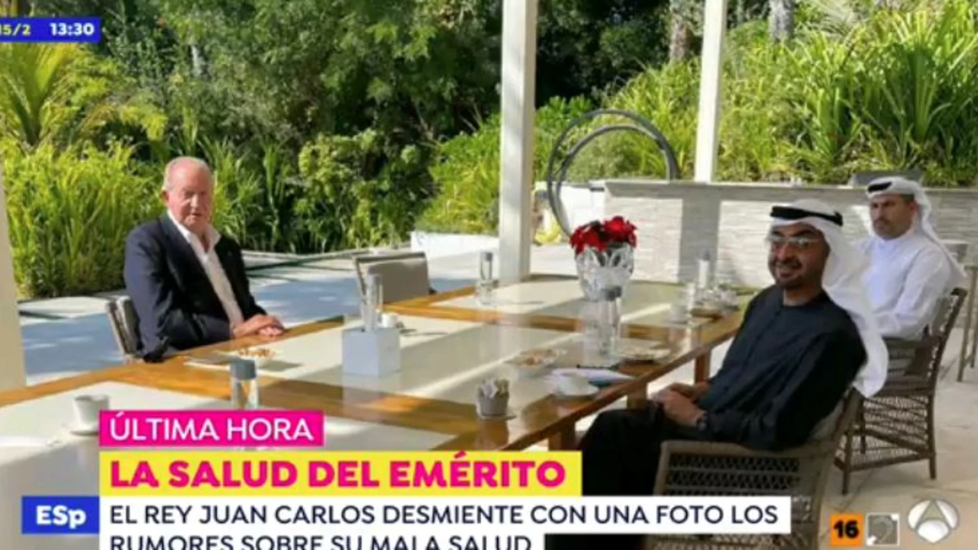 Don Juan Carlos desmiente sus problemas graves de salud con esta imagen / Antena 3