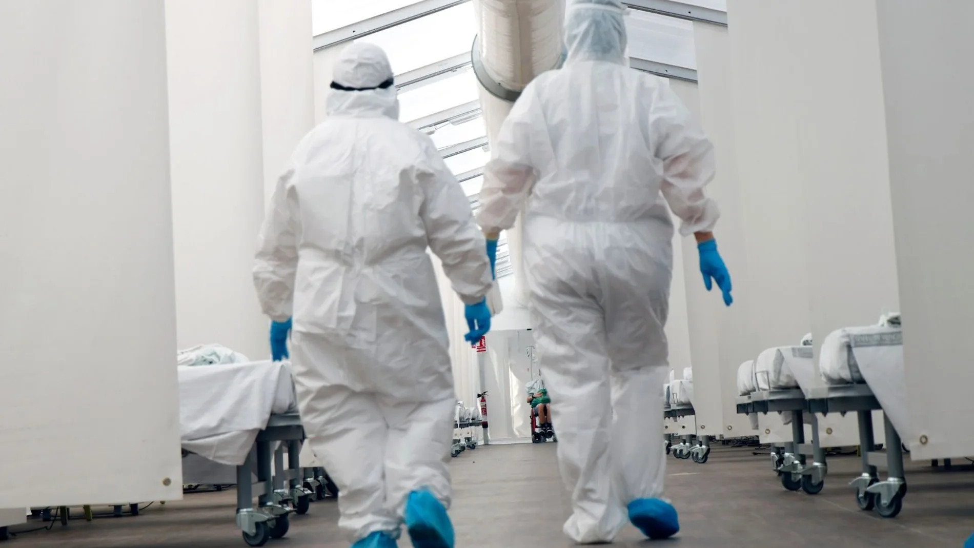 Imagen de un hospital de campaña de la Comunitat Valenciana